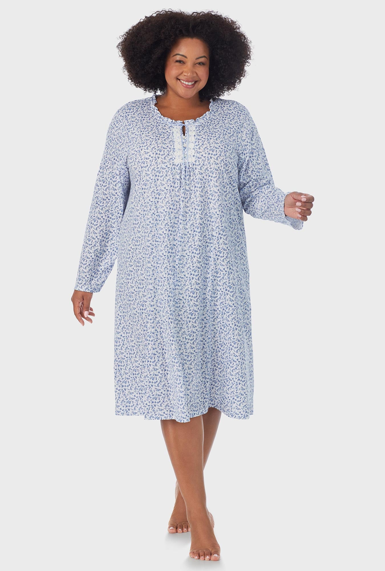 Aria Women's Sleeveless 100% Cotton Nightgown, Sizes S-5X