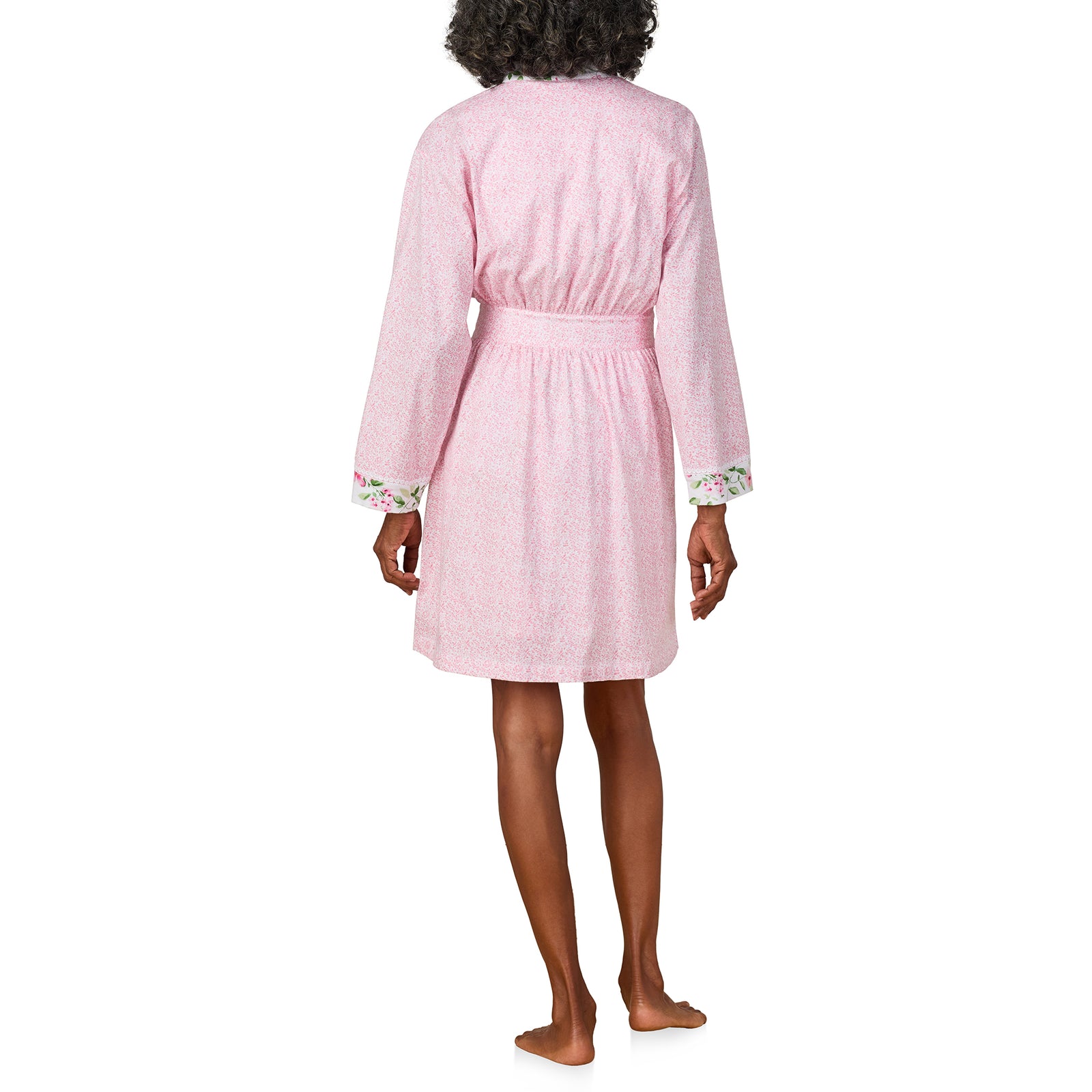 A lady wearing Spring Garden Cotton Jersey Travel Set